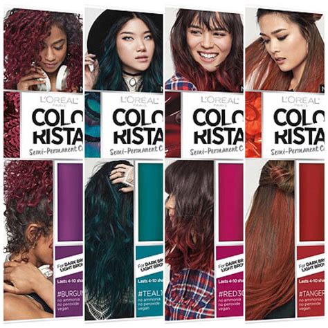 colorista semi permanent hair dye.